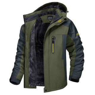 Carl - Wind - und wasserdichte Jacke - Winterjacken - Grün - Müller Mode