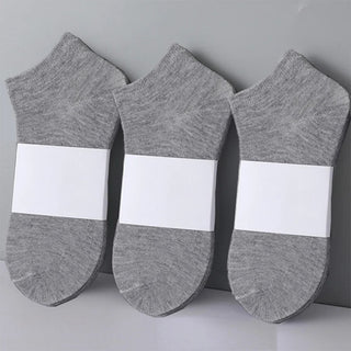 Charlie - Einfarbige Knöchelsocken - Atmungsaktive Unisex - Socken - Zubehör - Grau - Müller Mode