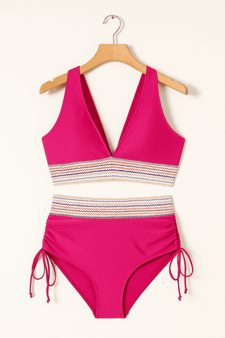 Charlotte Bikini Set mit Häkelbund - Bademode - Rosa - Müller Mode