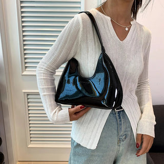 Chloe - Hobo - Tasche aus Leder - Mode Handtasche - Handtaschen - Schwarz - Müller Mode