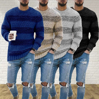 Claus - Weicher Strickpullover für Männer - Strickwaren - Blau - Müller Mode