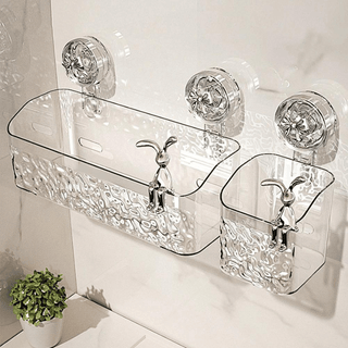 ClingCaddy - Luxuriöse Aufbewahrungshalter mit Saugnapf - Gadgets - Transparent - Müller Mode