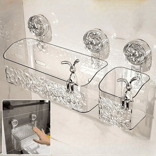 ClingCaddy - Luxuriöse Aufbewahrungshalter mit Saugnapf - Gadgets - Transparent - Müller Mode