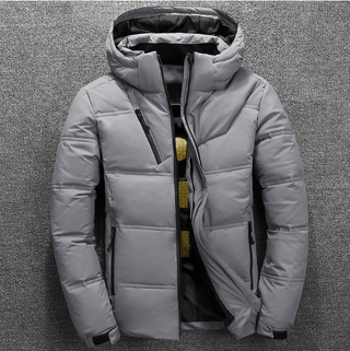 Colden - Winter - Daunenjacke - Kapuzenstil - Pufferjacken - Hellgrau - Müller Mode