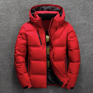 Colden - Winter - Daunenjacke - Kapuzenstil - Pufferjacken - Rot - Müller Mode