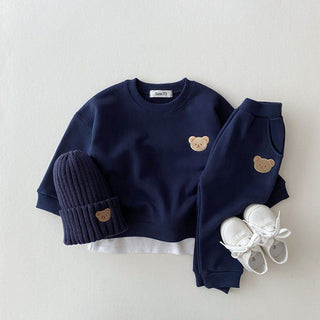 CubCouture - Jogging - Set für Ihr Kleinkind - Bärenset - Kinder - Dunkelblau - Müller Mode