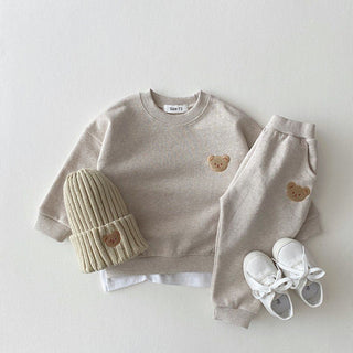 CubCouture - Jogging - Set für Ihr Kleinkind - Bärenset - Kinder - Grau - Müller Mode