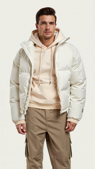 Cyrusteem - Warme Pufferjacke für Herren - Winter - Winterjacken - Braun - Müller Mode