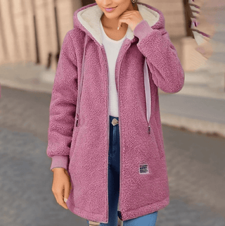 Dagmar - Stylische, warme Fleecejacke für den Winter - Winterjacken - Rosa - Müller Mode