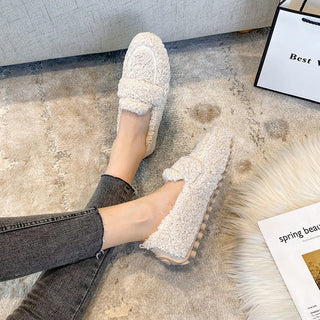 Dagny - Plüschpantoffeln Schuhe - Sandalen & Hausschuhe - Beige - Müller Mode