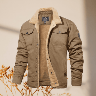 Dan - Bomberjacke - Jeansjacke - Bomberjacken - Khaki - Müller Mode