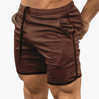 Daniel Sportliche Shorts mit Kordelzug - Shorts - Braun - Müller Mode