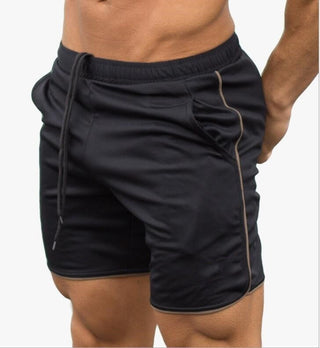 Daniel Sportliche Shorts mit Kordelzug - Shorts - Schwarz/Braun - Müller Mode