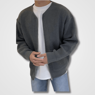 Dennis - Velvet Vest für Herren - Strickwaren - Beige - Müller Mode