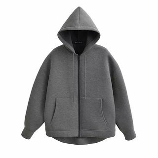 Devorra - Lässiger Hoodie - Gemütliche Oberbekleidung - Sweatshirts & Hoodies - Dunkelgrau - Müller Mode