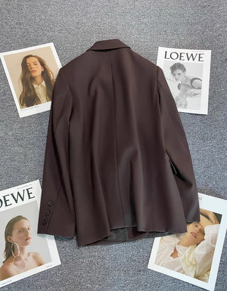 Devyn - Blazer mit Reverskragen - Klassischer Stil - Blazers - Weinrot - Müller Mode