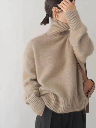 Dionella - Strickpullover - Rollkragen - Strickwaren - Khaki - Müller Mode