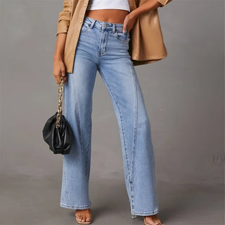 Dorothea - Weitgeschnittene Jeans - Hoher Bund - Jeans - S - Müller Mode