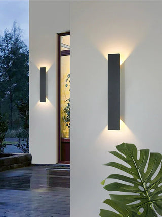 DoubGlow - Moderne Außenwandlampe - Außenbeleuchtung - Weiß - Müller Mode
