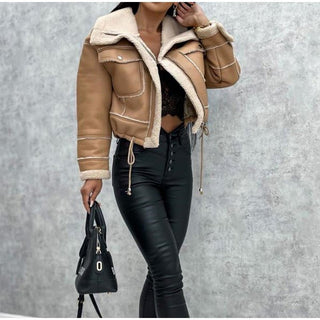 Eleonora - Lederjacke - Fleece - Futter - Lederjacken - Schwarz - Müller Mode