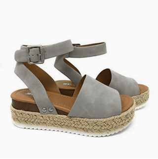 Elin Sandalen mit Riemen - Sandalen & Hausschuhe - Grau - Müller Mode