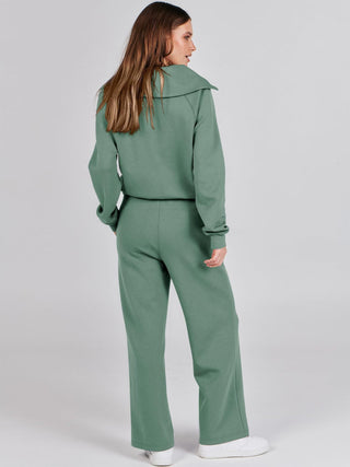 Ellen Pullover und Hosen Set - Sets - Armeegrün - Müller Mode