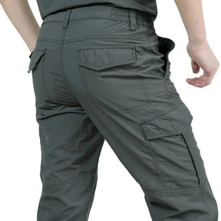 Elon - Arbeits - Cargohose - Robustes Material - Cargohosen - Grau - Müller Mode