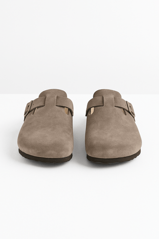 Enrico Schnallenclogs - Sandalen & Hausschuhe - Grau - Müller Mode