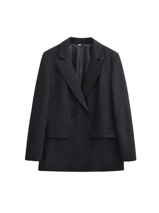 Fatima Blazer mit Reverskragen und Knöpfen - Blazers - Schwarz - Müller Mode