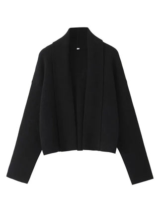 Fayette - Strickjacke mit Schalkragen - Herbst - Outerwear - Strickwaren - Schwarz - Müller Mode