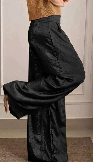 Felicia - Elegantes Oberteil und Hose - Lässiger Schick - Sets - Schwarz - Müller Mode