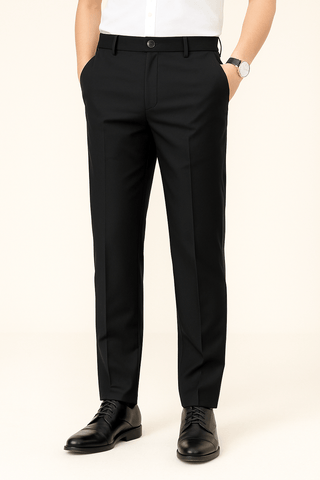 Franz Slim Fit Anzughose - Hosen - Schwarz - Müller Mode