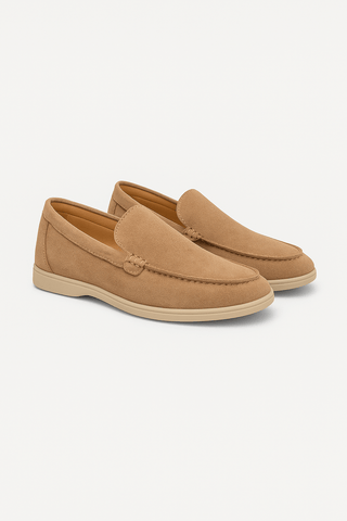 Fridolin Wildleder Slipper Loafer - Loafers - Braun - Müller Mode