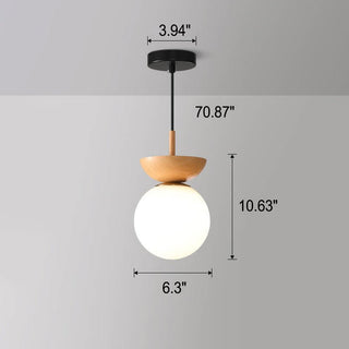 Glowara - Log Japanische Hängelampe - Deckenleuchte - Dunkelbraun - Müller Mode