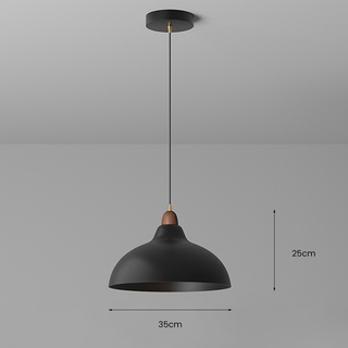 Glowiva - Skandinavische Hanglampe - Deckenleuchte - Schwarz - Müller Mode
