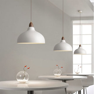 Glowiva - Skandinavische Hanglampe - Deckenleuchte - Weiß - Müller Mode