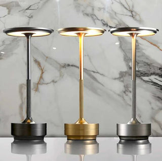 GlowTap - LED - Tischlampe - Tischlampe - Silber - Müller Mode