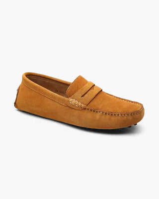 Gustaaf Wildleder Mokassin Loafer - Loafers - Karamell - Müller Mode