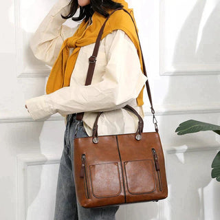 Hanne - Klassische Umhängetasche - Schultertaschen - Braun - Müller Mode