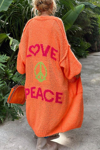 HarmonyHug - Hippie - Weste - Sweatshirts & Hoodies - Orange - Müller Mode