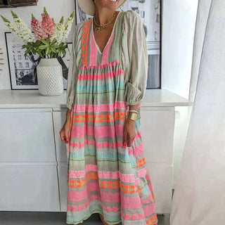 Hermine - Sommerkleid - Auffällig - Kleider - Grau - Müller Mode