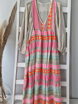 Hermine - Sommerkleid - Auffällig - Kleider - Grau - Müller Mode