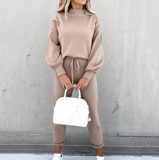 Hilda - Zweiteiliges Lounge - Set - Sets - Khaki - Müller Mode