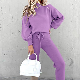 Hilda - Zweiteiliges Lounge - Set - Sets - Lila - Müller Mode