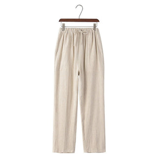 Hubert Lockere Passform Hose mit Kordelzug - Hosen - Khaki - Müller Mode