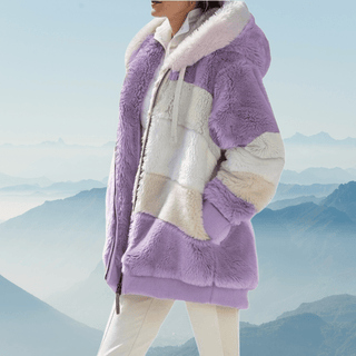 Ingeborg - Warme Fleece - Jacken in Übergröße - Winterjacken - Lila - Müller Mode