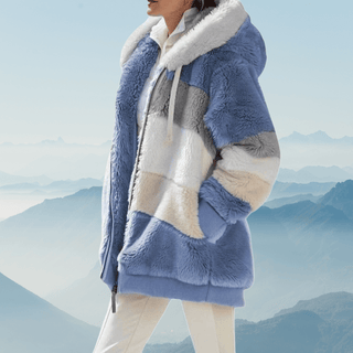 Ingeborg - Warme Fleece - Jacken in Übergröße - Winterjacken - Blau - Müller Mode