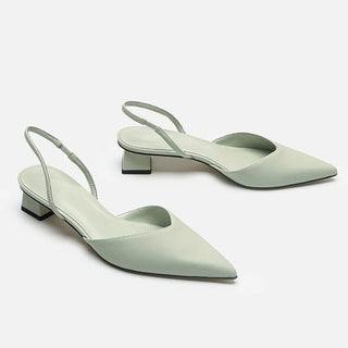 Izara - Spitz zulaufende Absätze - Slingback Stil - Pumps - Schwarz - Müller Mode