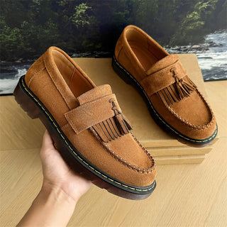 Jack Wildleder - Loafer mit Quasten - Loafers - Gelb - Müller Mode