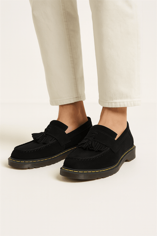 Jack Wildleder - Loafer mit Quasten - Loafers - Schwarz - Müller Mode